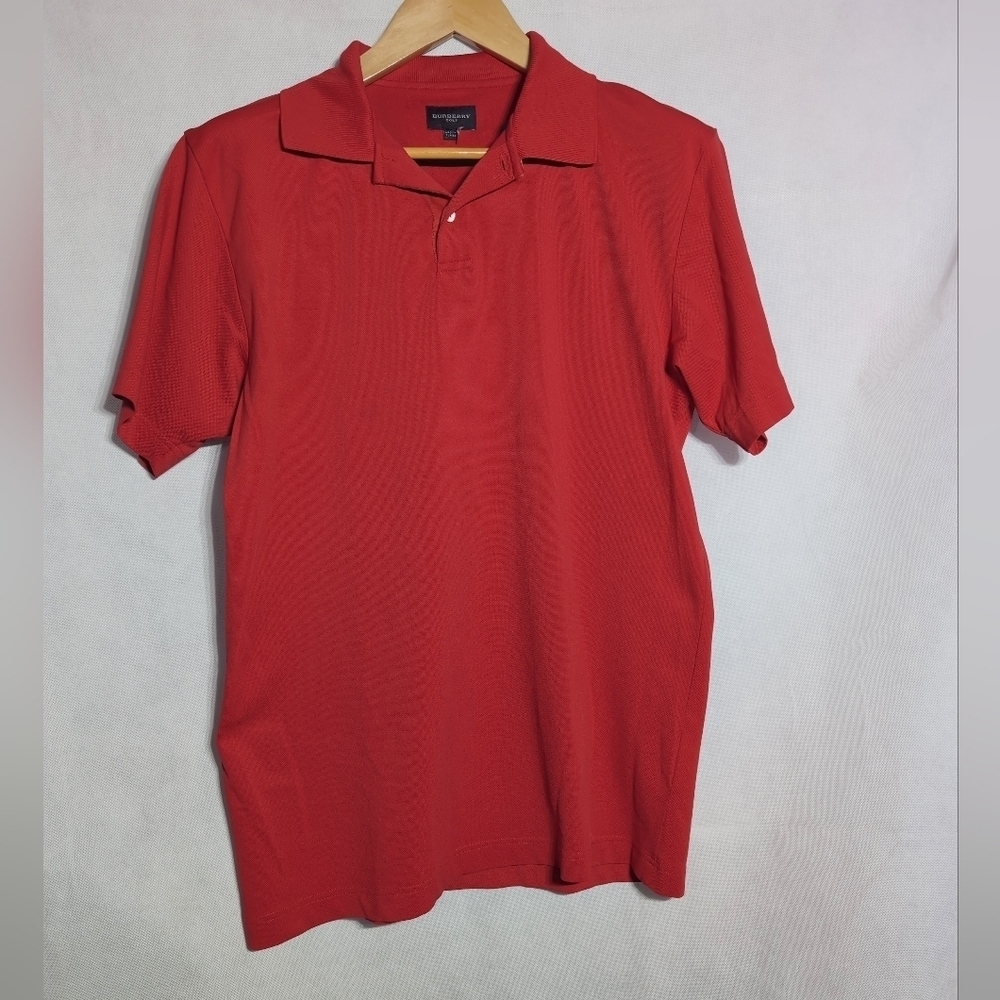 Burberry Golf Men's Red Polo Shirt